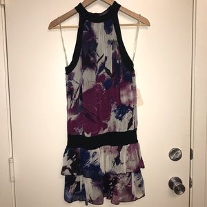 🌴3/$20 NWT Forever 21 Dress Black/Magenta/Navy
